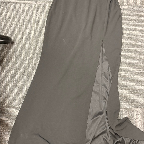 Lulu's Black One-Shoulder Dress - Picture 2 of 2